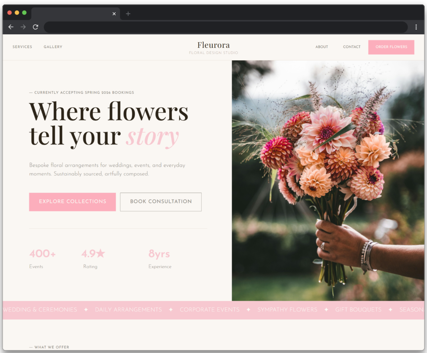 Florist Template
